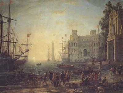 Claude Lorrain Port with the Ville Medici (mk17)